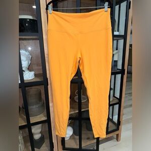 Lululemon Align High-Rise leggings Pant 28" Mango Dream neon tangerine plus size